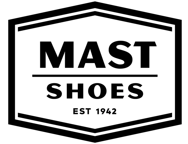 logo for mast shoes company